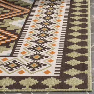 Safavieh Veranda Stylish Red Natural Area Rug – Durable, Elegant Design For Modern Home Décor And Comfort Black ,Creme 87% Polypropylen,9.3% Polyester,3.7% Latex Ver099-0421-10