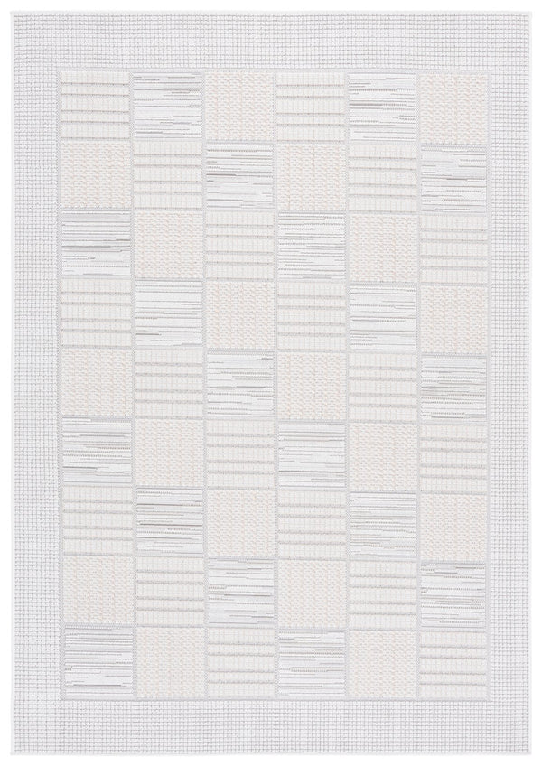 Safavieh Veranda Ivory & Beige Area Rug - 5'3" X 7'6" Elegant Modern Design For Any Space, Soft & Versatile Ivory ,Beige Polyester Ver580a-5