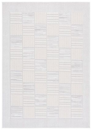 Safavieh Veranda Modern Runner Rug – Elegant Turkish Design, Durable Polyester, Perfect For High-traffic Areas Ivory ,Beige Polyester Ver580a-8