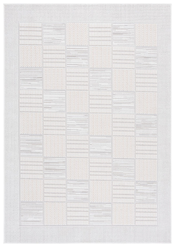 Safavieh Veranda Modern Runner Rug – Elegant Turkish Design, Durable Polyester, Perfect For High-traffic Areas Ivory ,Beige Polyester Ver580a-8