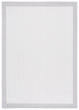 Safavieh Veranda Elegant Ivory & Grey Area Rug - 5'3" X 7'6" Modern Design For High-traffic Spaces Ivory ,Grey Polyester Ver584f-5