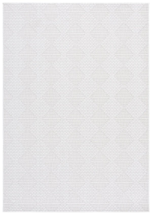 Safavieh Veranda Modern Ivory & White Area Rug - Soft, Versatile 5'3"X7'6" Rectangle For Stylish Spaces Ivory ,White Polyester Ver590a-5