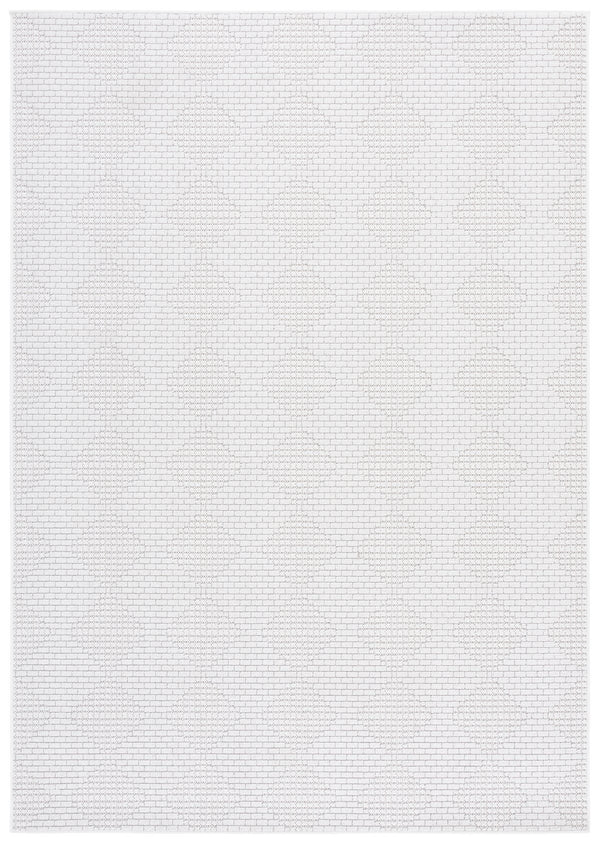 Safavieh Veranda Modern Ivory & White Area Rug - Soft, Versatile 5'3"X7'6" Rectangle For Stylish Spaces Ivory ,White Polyester Ver590a-5