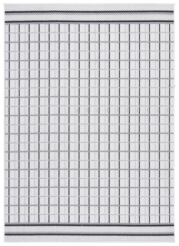 Safavieh Veranda Modern Area Rug - Elegant Soft Hues For Living Room Or Bedroom - Durable & Timeless Design Grey ,Dark Grey Polyester Ver592f-5