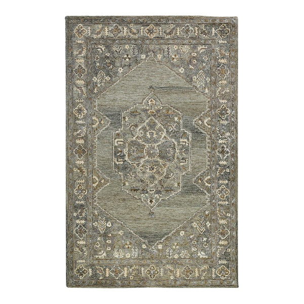 Amer Rugs Vestige Farmhouse Hand-tufted Oriental Area Rug In Luxurious New Zealand Wool For Elegant Spaces Camel Wool, Viscose Ves110203
