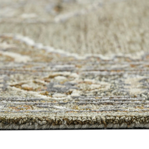 Amer Rugs Vestige Farmhouse Hand-tufted Oriental Area Rug In Luxurious New Zealand Wool For Elegant Spaces Camel Wool, Viscose Ves110203