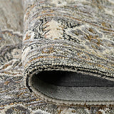 AMER Rugs Vestige Kersey VES-11 Hand-Tufted Handmade New Zealand Wool Transitional Oriental Rug Brown 3'6" x 5'6"