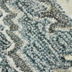 AMER Rugs Vestige Jericha VES-2 Hand-Tufted Handmade New Zealand Wool Transitional Oriental Rug Blue 3'6" x 5'6"