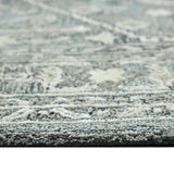 AMER Rugs Vestige Jericha VES-2 Hand-Tufted Handmade New Zealand Wool Transitional Oriental Rug Blue 3'6" x 5'6"