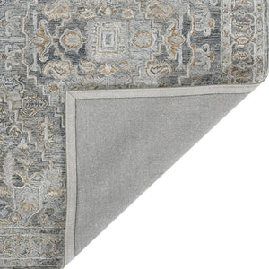 Amer Rugs Vestige Farmhouse Hand-tufted Oriental Area Rug In Luxurious New Zealand Wool For Elegant Spaces Denim Wool, Viscose Ves320576