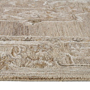 Amer Rugs Vestige Farmhouse Hand-tufted Oriental Area Rug In Luxurious New Zealand Wool For Elegant Spaces Camel Wool, Viscose Ves350576