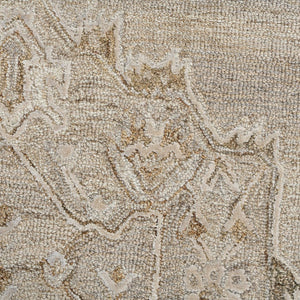 Amer Rugs Vestige Farmhouse Hand-tufted Oriental Area Rug In Luxurious New Zealand Wool For Elegant Spaces Camel Wool, Viscose Ves350576