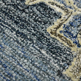 AMER Rugs Vestige Nucia VES-6 Hand-Tufted Handmade New Zealand Wool Transitional Oriental Rug Blue/Taupe 3'6" x 5'6"