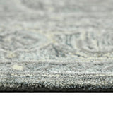 AMER Rugs Vestige Nucia VES-7 Hand-Tufted Handmade New Zealand Wool Transitional Oriental Rug Gray 3'6" x 5'6"