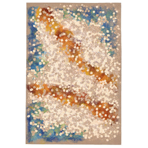 Trans Ocean Liora Manne Visions Iv Elements Area Rug - Durable, Contemporary 2' X 3' Indoor/Outdoor Accent Piece Natural Polyester Vgh23412612