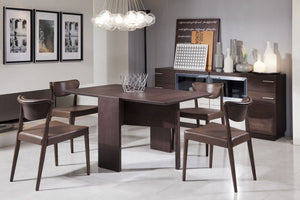 VIG Furniture Modrest Union Modern Brown Oak Folding Dining Table VGWCE551T-OAK