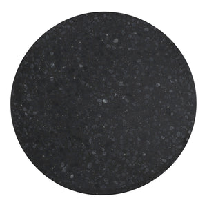 Moe's Home Book Accent Table - Rustic Cement Base With Terrazzo Top, Perfect For Home Decor Or Outdoor Use Black Black Terrazzo Top,Concrete Base Vh-1015-02
