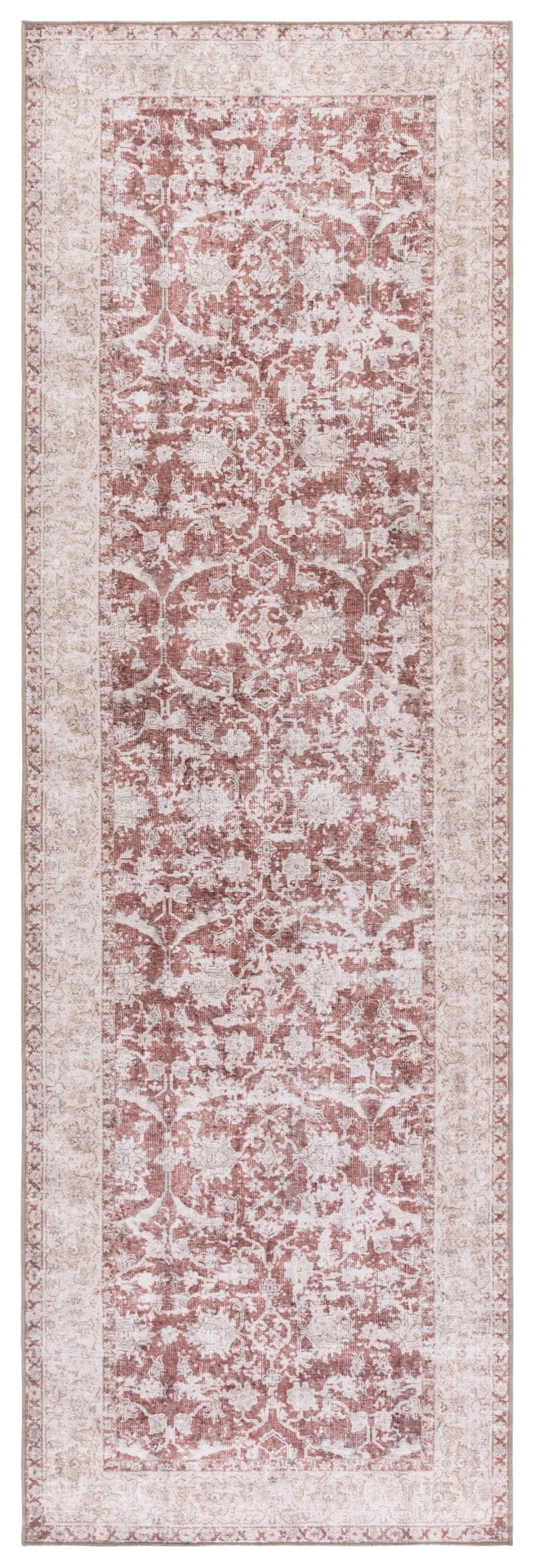 Safavieh Vintage Heriz Area Rug – Elegant Eco-friendly Design For Home Décor, Easy To Clean, Timeless Style Brown ,Beige 65% Polyester,35% Recycle Poly Cotton Fibers Vhz604t-8