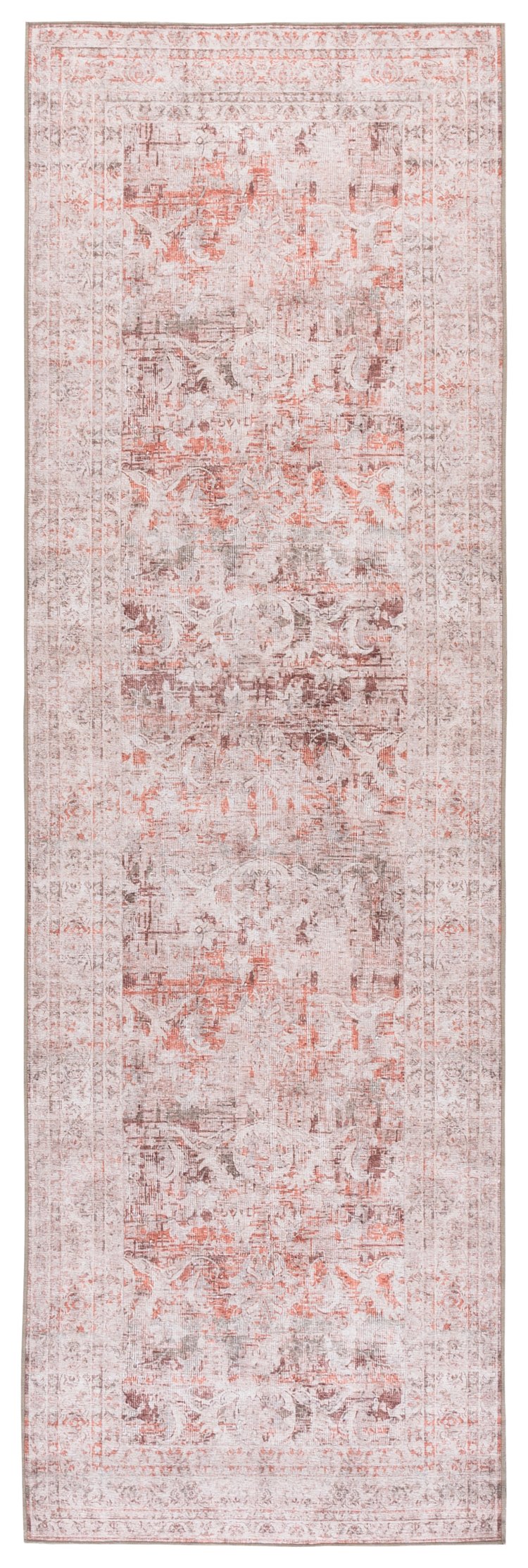 Safavieh Vintage Heriz Elegant Area Rug - Timeless Turkish Design For Stylish And Sustainable Living Spaces Brown ,Orange 65% Polyester,35% Recycle Poly Cotton Fibers Vhz606t-28