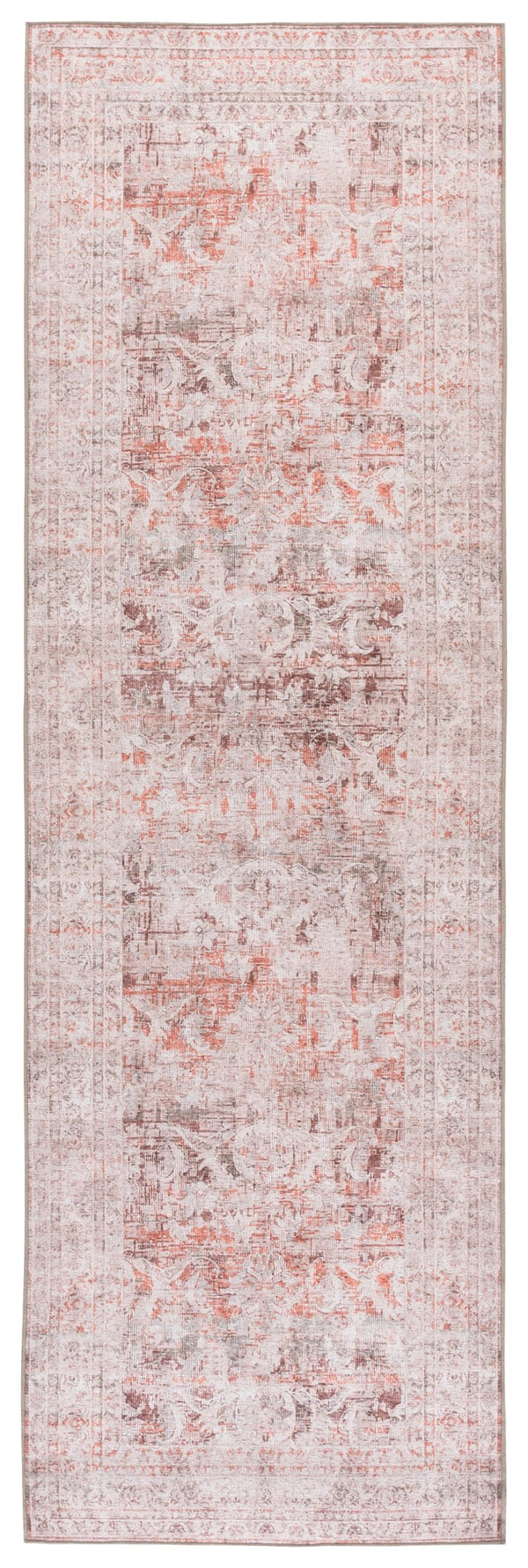 Safavieh Vintage Heriz Elegant Area Rug - Timeless Turkish Design For Stylish And Sustainable Living Spaces Brown ,Orange 65% Polyester,35% Recycle Poly Cotton Fibers Vhz606t-28