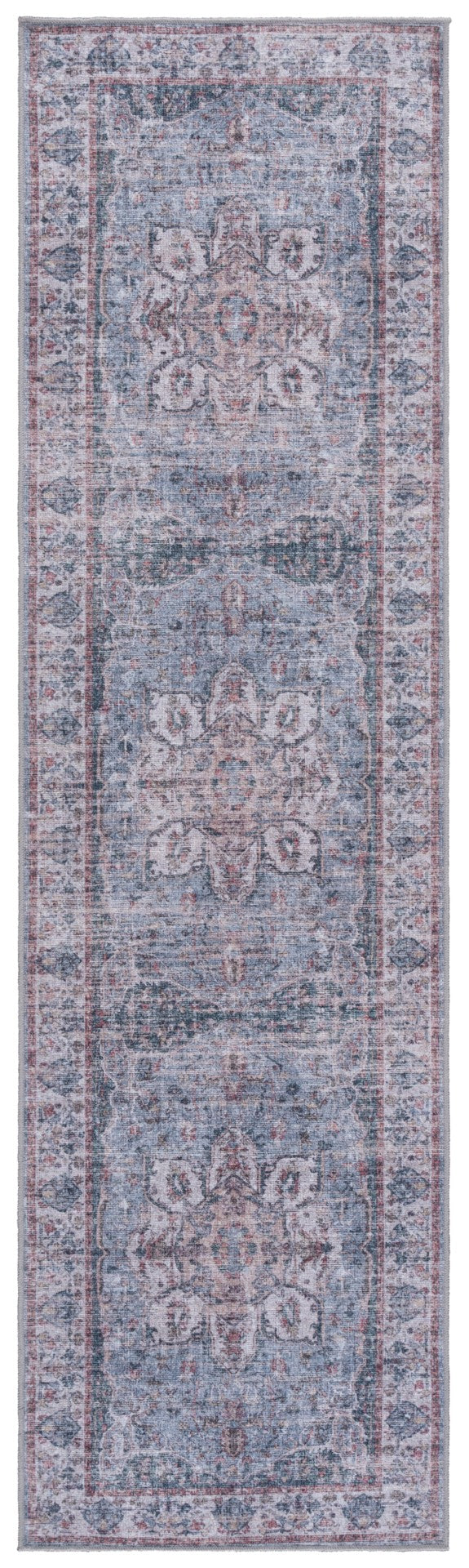 Safavieh Vintage Heriz Area Rug - Timeless Elegance Meets Modern Functionality For Any Home Decor Style Blue ,Beige Polyester Vhz800m-5