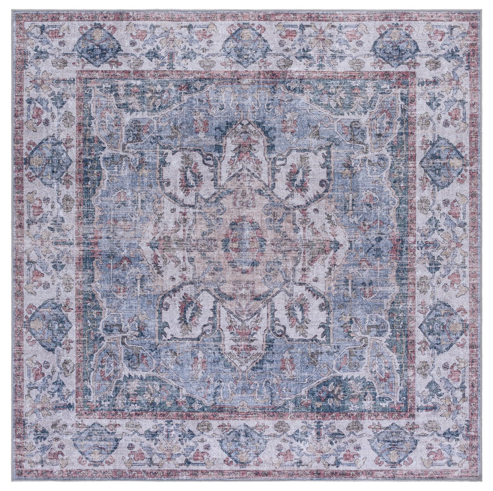 Safavieh Vintage Heriz Area Rug - Elegant Power Loomed Runner In Timeless Design For Any Home Decor Style Blue ,Beige Polyester Vhz800m-28