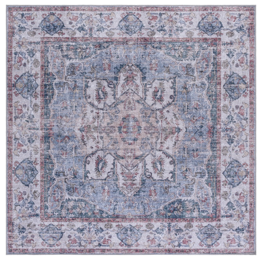 Safavieh Vintage Heriz Area Rug - Timeless Elegance Meets Modern Functionality For Any Home Decor Style Blue ,Beige Polyester Vhz800m-5