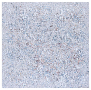 Safavieh Vintage Power Loomed Area Rug - Elegant Turkish Design, Soft & Durable For Hallways With Safety Features Grey ,Blue Polyester Vhz812f-7sq