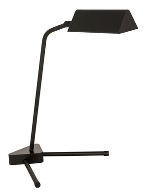 House Of Troy Victory Table Lamps With Stylish Metal Shade And Angled Column For Enhanced Light Output Black Metal Vic950-blk