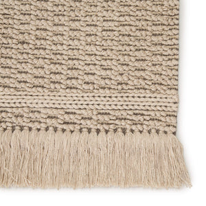 Jaipur Living Jaipur Living Villa Handwoven Boucle Indoor Outdoor Rug Bohemian Fringe Accent Beige 6'X9' RUG150500