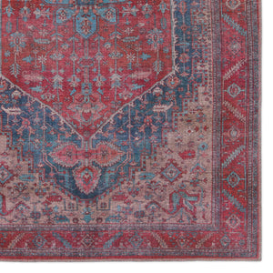 Jaipur Living Vibe by Jaipur Living Fairbanks Flatweave Medallion Runner Rug Vintage Bazaar Hallway 3'11" x 6' RUG155378