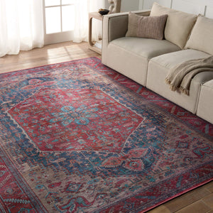 Jaipur Living Vibe by Jaipur Living Fairbanks Flatweave Medallion Runner Rug Vintage Bazaar Hallway 3'11" x 6' RUG155378