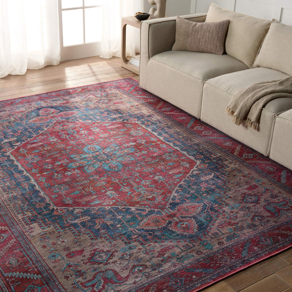 Jaipur Living Vibe by Jaipur Living Fairbanks Flatweave Medallion Runner Rug Vintage Bazaar Hallway 3'11" x 6' RUG155378