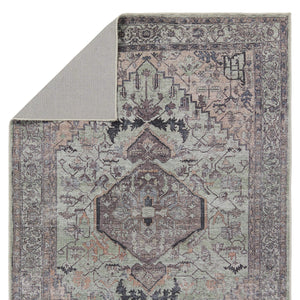 Jaipur Living Vibe by Jaipur Living Abbott Flatweave Runner Rug Distressed Medallion Floral Hallway Accent 9'2" x 12' RUG155393