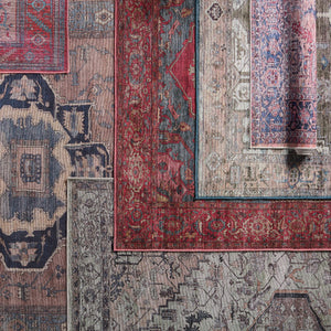 Jaipur Living Vibe by Jaipur Living Abbott Flatweave Runner Rug Distressed Medallion Floral Hallway Accent 9'2" x 12' RUG155393