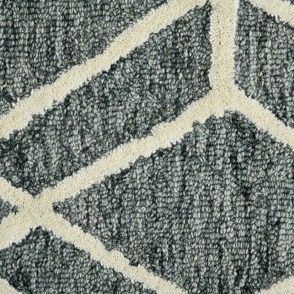 Amer Rugs Vista Transitional Geometric Hand-hooked Area Rug – Elegant, Soft, And Versatile Floor Accent Gray Wool Vis10203