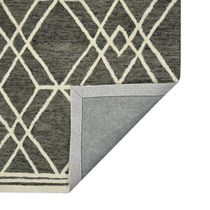 Amer Rugs Vista Transitional Geometric Hand-hooked Area Rug – Elegant, Soft, And Versatile Floor Accent Khaki Wool Vis20203
