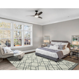 Amer Rugs Vista Transitional Geometric Hand-hooked Area Rug – Elegant, Soft, And Versatile Floor Accent Ivory Wool Vis40203