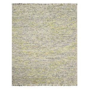 AMER Rugs Vivid Hand-woven Wool Cotton Striped Rug with Cableknit Texture for Farmhouse Modern Interiors 2' X 3' VIV40203
