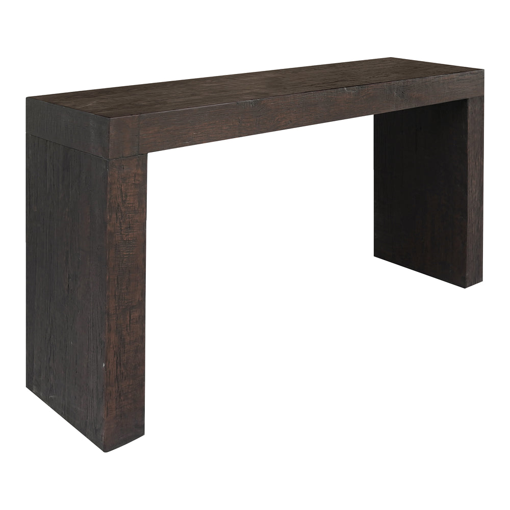 Moe's Home Evander Console Table - Hand-painted Reclaimed Oak With Distinctive Natural Character & Warmth Brown Solid Reclaimed Oak,Plywood Support Vl-1069-03