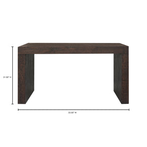 Moe's Home Evander Console Table - Hand-painted Reclaimed Oak With Distinctive Natural Character & Warmth Brown Solid Reclaimed Oak,Plywood Support Vl-1069-03
