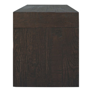 Moe's Home Evander Dining Stool - Hand-painted Solid Reclaimed Oak With Unique Character For Modern Spaces Brown Solid Reclaimed Oak,Plywood Support Vl-1077-03