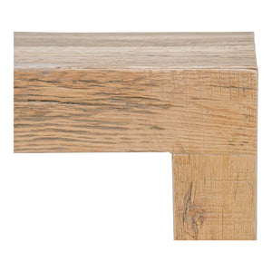 Moe's Home Evander Dining Stool - Hand-painted Solid Reclaimed Oak With Unique Character For Modern Spaces Natural Solid Reclaimed Oak,Plywood Support Vl-1077-24