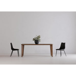 Moe's Home Loden Dining Table - Modern Cottage Charm With Two-tone Oak Finish, Seats 8, Perfect For Heritage Spaces Brown Solid Oak Legs And Table Top Frame,Oak Veneer Table Top Vl-1082-03