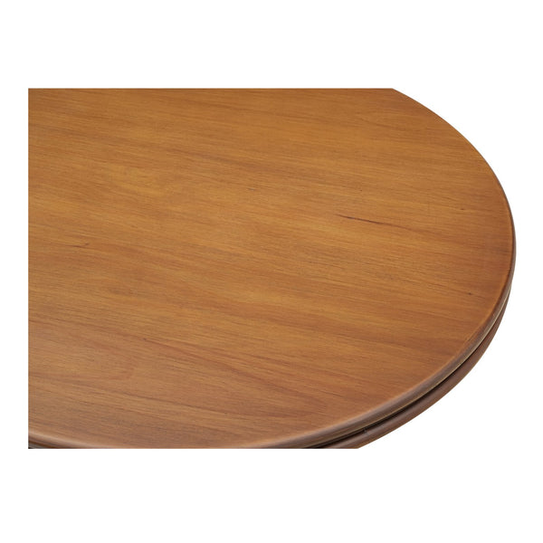 Moe's Home Charles Cafe Table - Timeless Design With Solid Pine And Elegant Double Bullnose Edge For Every Space Brown Solid Pine Edge With Pine Veneer Over Plywood Top,Solid Pine Base Vl-1088-03-0