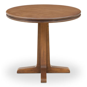 Moe's Home Charles Cafe Table - Timeless Design With Solid Pine And Elegant Double Bullnose Edge For Every Space Brown Solid Pine Edge With Pine Veneer Over Plywood Top,Solid Pine Base Vl-1088-03-0