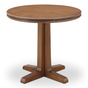 Moe's Home Charles Cafe Table - Timeless Design With Solid Pine And Elegant Double Bullnose Edge For Every Space Brown Solid Pine Edge With Pine Veneer Over Plywood Top,Solid Pine Base Vl-1088-03-0