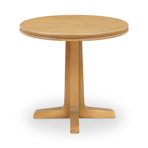 Moe's Home Charles Cafe Table - Timeless Design With Solid Pine And Elegant Double Bullnose Edge For Every Space Natural Solid Pine Edge With Pine Veneer Over Plywood Top,Solid Pine Base Vl-1088-24-0