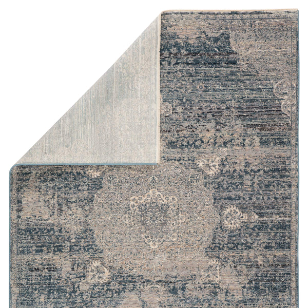 Jaipur Living Jaipur Living Tolani Medallion Area Rug Washed Tones High-low Pile Polyester Viscose Blend 6' x 9' RUG146634