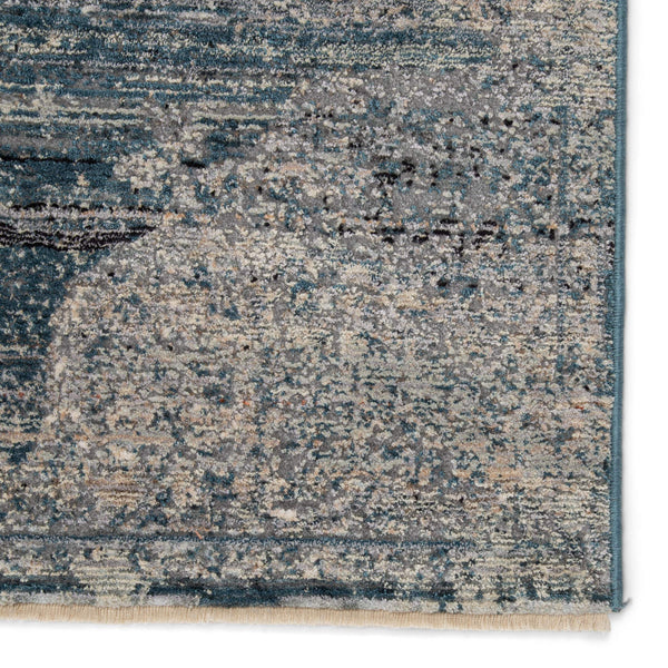 Jaipur Living Jaipur Living Tolani Medallion Area Rug Washed Tones High-low Pile Polyester Viscose Blend 6' x 9' RUG146634